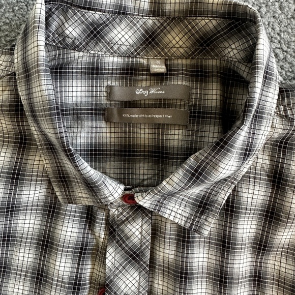 Lrg vintage long-sleeved button-up shirt - "Dark Alley LS Woven" - Medium - grey - Picture 3 of 5